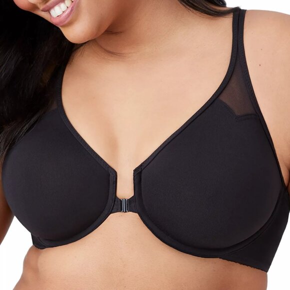 Wacoal Other - Body by Wacoal Women's Racerback Underwire Front Close Bra, Black, 36B